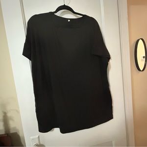 20W Black Jersey Top with Pockets